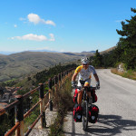 Blick zurück nach Castel del Monte