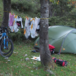 wilder Zeltplatz am Weg zum Passo delle Campannelle