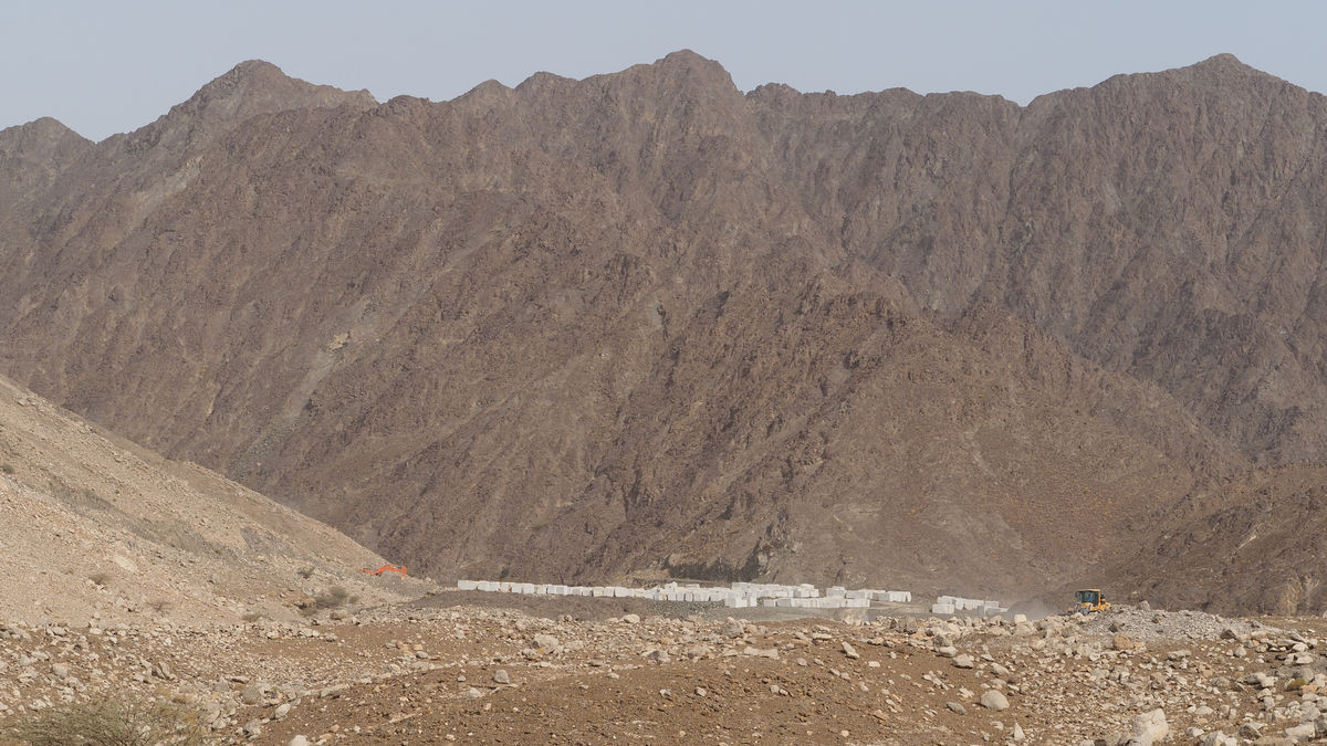 Marmorsteinbruch zwischen Al Masarrah und Al Fath