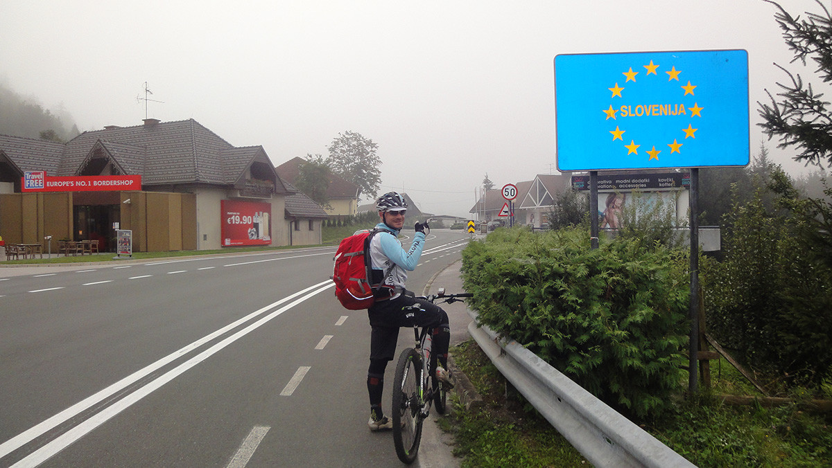 am nächsten Tag: entlang der Drau in Slowenien