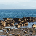 noch ein Blick aufs Meer bevor es wieder ins Hügelland geht