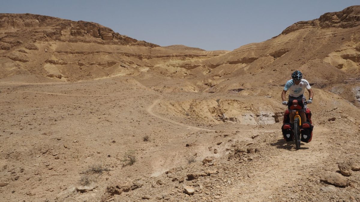 Israel Bike Trail bei Mitzpe Ramon