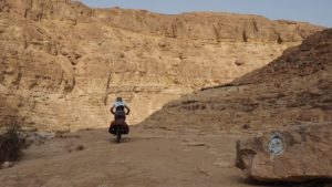 unterwegs am Israel Bike Trail zwischen Mitzpe Ramon und Zofar