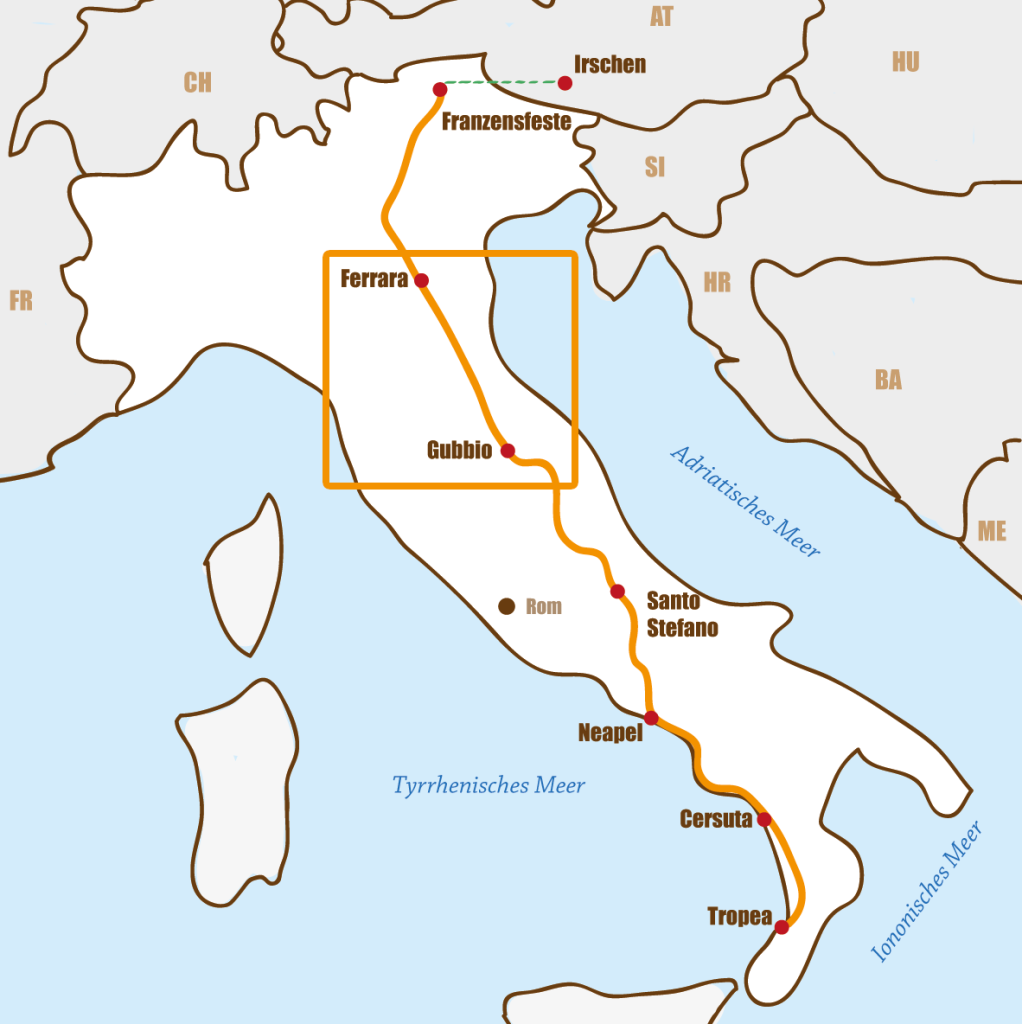 TDI 2022 - unsere Route