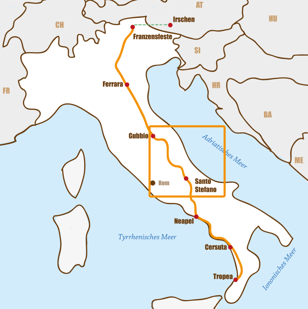 TDI 2022 - unsere Route