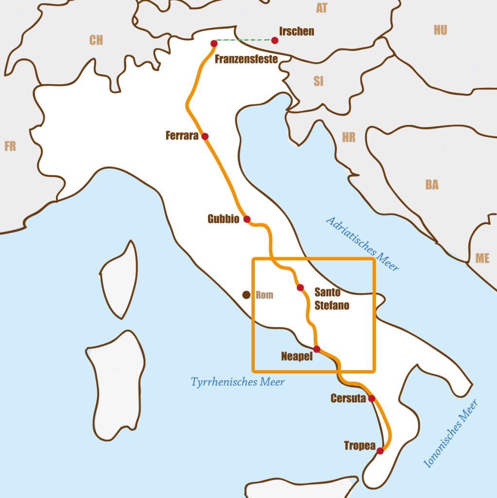 TDI 2022 - unsere Route